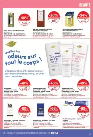Catalogue Monoprix page 47: Signal Dentifrice système blancheur €1,89, Williams Déodorant Ice Blue €3,07
