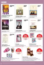 Catalogue Monoprix page 56: Éditions Gallimard Lilia Hassaine "Je" €21,00, Albin Michel L'adolescence du perroquet €18,90