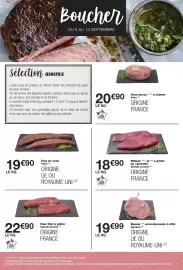 Catalogue Monoprix page 7: Agneau €19,99, Foire de veau €19,90
