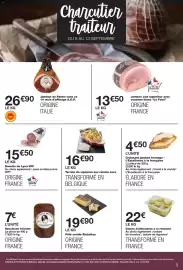 Catalogue Monoprix page 9: Terrine du vigneron aux raisins secs €16,90, Richelieu Pâté croûte €19,90