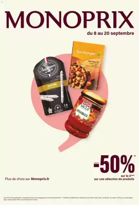 Catalogue Monoprix (valable jusqu'au 20-09)
