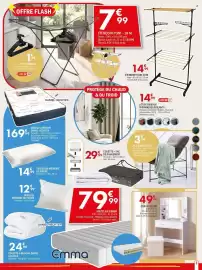 Catalogue La Foir'Fouille page 3: TRAVERSIN MÉMOIRE €14,99, COIFFEUSE LED €49,99