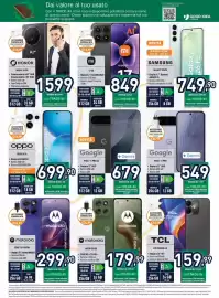 Volantino Unieuro settimana 37 Pagina 19: Xiaomi 17 17 5G €849,00, Samsung Galaxy S26 FE €749,90