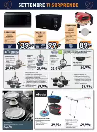 Volantino Unieuro settimana 37 Pagina 30: Stendino Vileda Infinity Flex €49,99, Vileda H2Pro Spin Mop Sistema €39,99