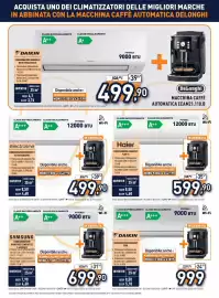 Volantino Unieuro settimana 37 Pagina 33: Samsung condizionatore Windfree Comfort S2 €699,90