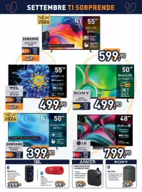 Volantino Unieuro settimana 37 Pagina 4: Registratore vocale Ai Soundcore Work €99,99