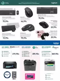 Volantino Unieuro settimana 37 Pagina 41: Brother Multifunzione 4 in 1 laser monocromatico €259,90, MX Master 3S €79,99