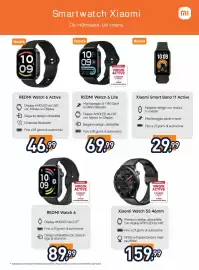 Volantino Unieuro settimana 37 Pagina 45: Redmi Watch 6 €89,99, Xiaomi Watch S5 46mm €159,99