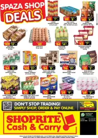 Shoprite catalogue Page 1: VITALLI 1-PLY TOILET ROLLS €69,00, TASTIC LONG GRAIN WHITE PARBOILED RICE €84,00