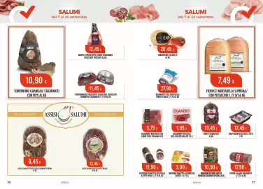 Volantino Scelgo Pagina 14: King's Granspeck €13,45, Sorrentino guanciale stagionato con pepe €10,90