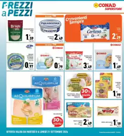 Volantino Conad Superstore Pagina 10: Le Monetine Beretta sette nani - cacciatore €1,99, La Boscatella del Trentino €0,97