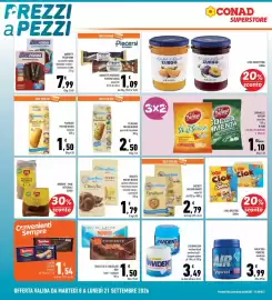 Volantino Conad Superstore Pagina 16: Caramelle Dufour €1,10, Brownie - Pane integrale Schär