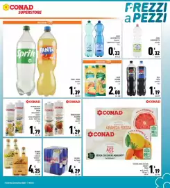 Volantino Conad Superstore Pagina 19: Beveranda senza zucchero Conad assortiti €1,29, Cola Pepsi assortite €1,19