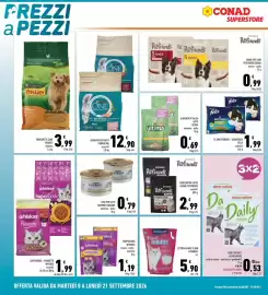 Volantino Conad Superstore Pagina 28: Alimento in salsa gatti ultima salmone - pollo €0,69