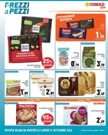 Volantino Conad City Pagina 14: Buon Minestrone Orogel €1,89, Ritter Sport fondente con nocciole intere
