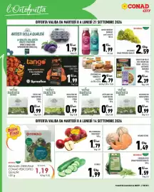 Volantino Conad City Pagina 2: Uva bianca Conad Percorso Qualità €2,59, Super smoothie innocent €1,99