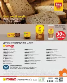 Volantino Conad City Pagina 20: Brownie - Pane integrale - Fette biscottate - Biscotti Luxury Schär