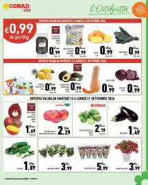 Volantino Conad City Pagina 3: Nettaria gialla Conad percorso qualità €2,29, Mango ready to eat Saporidee Conad €1,69