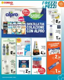 Volantino Conad City Pagina 9: Latte montagna microfiltrato Sapori&Dintorni €1,49, Prosciutto crudo Aequilibrium