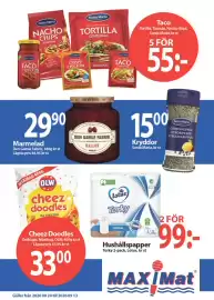 MaxiMat Nordby kundeavis uke 37 Side 3: Lotus hushållspapper €99,00, Santa Maria Taco €55,00