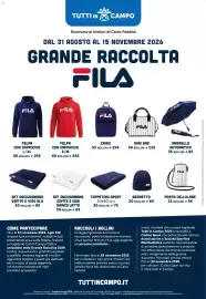 Volantino IperFamila Pagina 13: Set asciugamano ospite e viso bianco latte €8,00, FelPA con cappuccio Fila €25,00