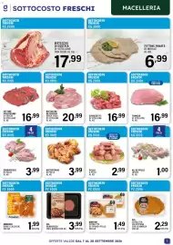 Volantino Gecop Pagina 7: Ali di pollo intere €1,00, Trancio di vitellone €16,99
