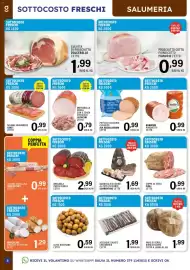 Volantino Gecop Pagina 8: Pane di Veroli bianco/scuro €1,99, Prosciutto cotto fiordicotto Fiorucci €0,99