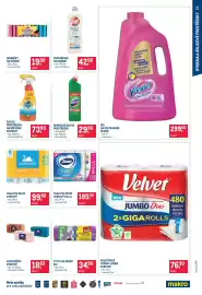 Makro leták Strana 11: Houbičky na nádobí €19,90, KUCHYŇSKÉ UTĚRKY JUMBO 2VRSTVÉ €76,90