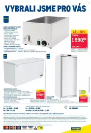 Makro leták Strana 13: VODNÍ LÁZEŇ S VÝPUSTNÝM KOHOUTKEM GBM150 €1.990,00, MRAZICÍ TRUHLA GHF2400 €6.990,00