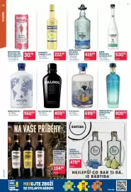 Makro leták Strana 24: MERMAID GIN 42%, MERMAID PINK GIN 38% €809,00, Bulldog Gin 40 % €459,00