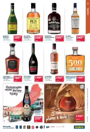 Makro leták Strana 25: Glenfiddich 15 Y. O.** 40 % €1.022,00, Legendario Elixir 34 % €329,90