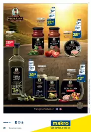 Makro leták Strana 28: F. J. K. OMÁČKA NA TĚSTOVINY €35,90, F. J. K. TUŇÁKOVÝ SALÁT €41,90