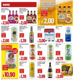 Volantino IperFamila Pagina 16: Tennent's Super Birra Strong Lager Doppio Malto €1,39, Bavaria Holland birra analcolica €3,00