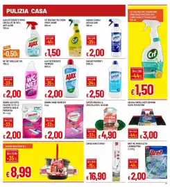 Volantino IperFamila Pagina 21: Ajax detergente pavimenti €2,00, Brawn panni pavimenti €2,00