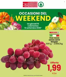 Volantino Despar Pagina 1: Uva rossa senza semi Despar €1,99
