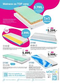 Möbelix leták Strana 16: Matrace memory air €2.999,00, Primatex matrace fyziostar €5.499,00