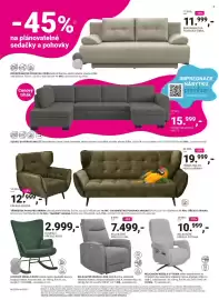 Möbelix leták Strana 6: Leon relaxační křeslo €7.499,00, Ariana třímístná pohovka €19.999,00