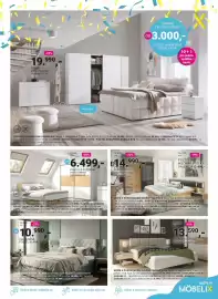 Möbelix leták Strana 9: Čalouněná postel Klara €10.990,00, Cadore postel s nočními stolky €13.590,00