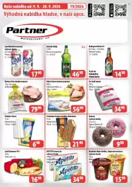 Partner Maloobchodní síť leták Strana 1: Fruitisimo Gelato Vanilka, Makadam €21,90, Polárka Citron €6,90