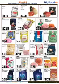 Volantino Big Food Pagina 13: Prosciutto cotto Gran Cotto Rosso Mojoli €3,19, Fiorucci prosciutto cotto vellutato €4,98