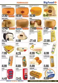 Volantino Big Food Pagina 17: Pasta filata affumicata €5,89, Cantarelli Parmigiano Reggiano DOP €27,49