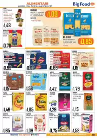 Volantino Big Food Pagina 33: Rummo pasta di semola nidi €1,15, Riso integrale Flora €1,85