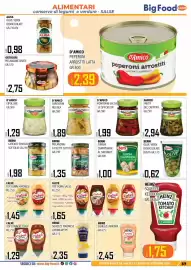 Volantino Big Food Pagina 37: D'Amico pomodori secchi le specialità €1,99, Frutti del cappero D'Amico €2,94