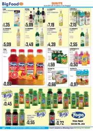 Volantino Big Food Pagina 46: Valfrutta succhi brik €0,66, Yoga succhi in bottigline €1,59