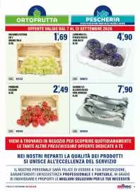 Volantino Adhoc Pagina 9: Uva bianca vittoria €1,69, Lupini medi 22+ €4,90