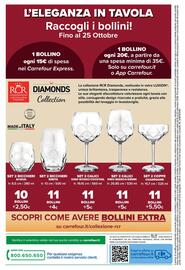 Volantino Carrefour Express Pagina 18: Bicchieri bibita €11,00, Set 2 calici vino rosso/cocktail €11,00