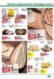 Volantino Carrefour Express Pagina 3: Emmenthal Francese €1,19, Bocciolo di Capra €1,89