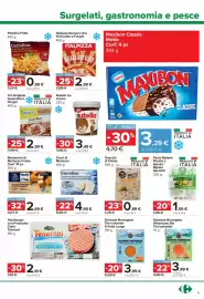 Volantino Carrefour Express Pagina 5: Bastoncini di Merluzzo Frosta €2,69, Nutella Ice Cream €3,49