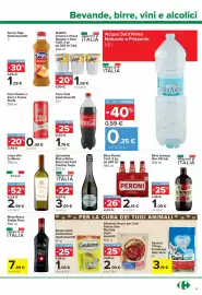 Volantino Carrefour Express Pagina 9: Estathé Limone o Pesca €1,59, Birra Peroni €2,19