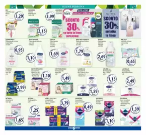 Volantino Acqua & Sapone Pagina 11: Strisce depilatorie viso Geomar €2,15, Laurella Proteggislip Bio Cotton Maxi €2,49